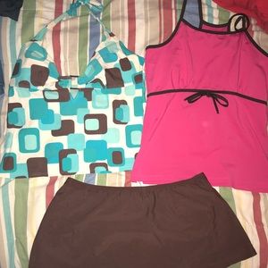 Women’s swimsuit- 3 piece swim set size large